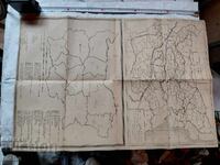 Old map of Bulgaria