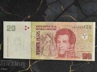 Bancnotă - Argentina - 20 pesos UNC | 2003