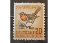 Germania 1957 Faună/Păsări MNH