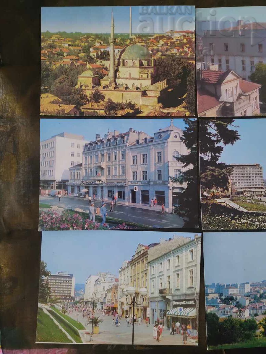 Livrarea 9 cărți poștale - orașul Șumen de la 1 cent