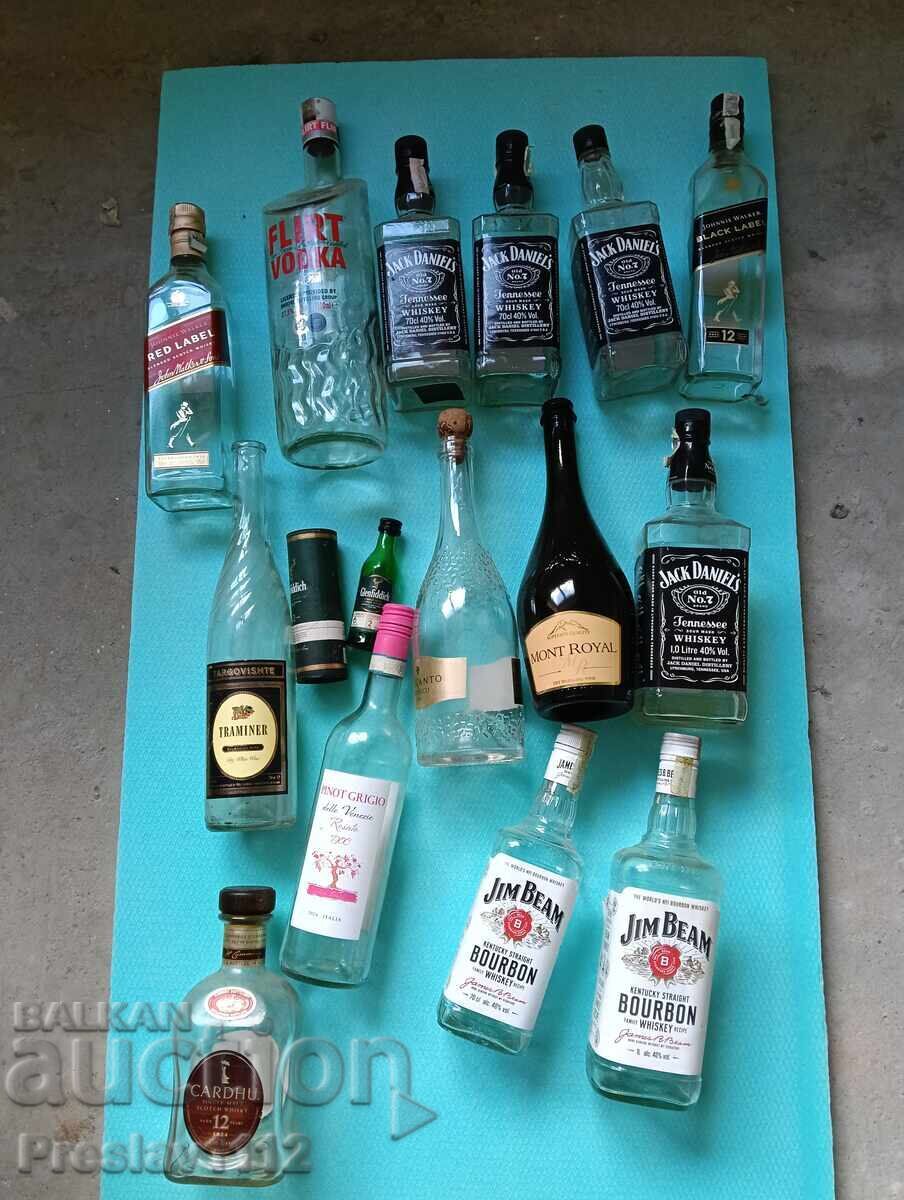 Super Lot 15 Alcohol Bottles with price € 0.01 | 0.02 BGN