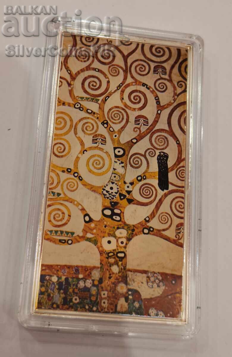 Licitație Monedă 1/2$ Arborele Vieții G. Klimt 2017 Colecția Muzeală
