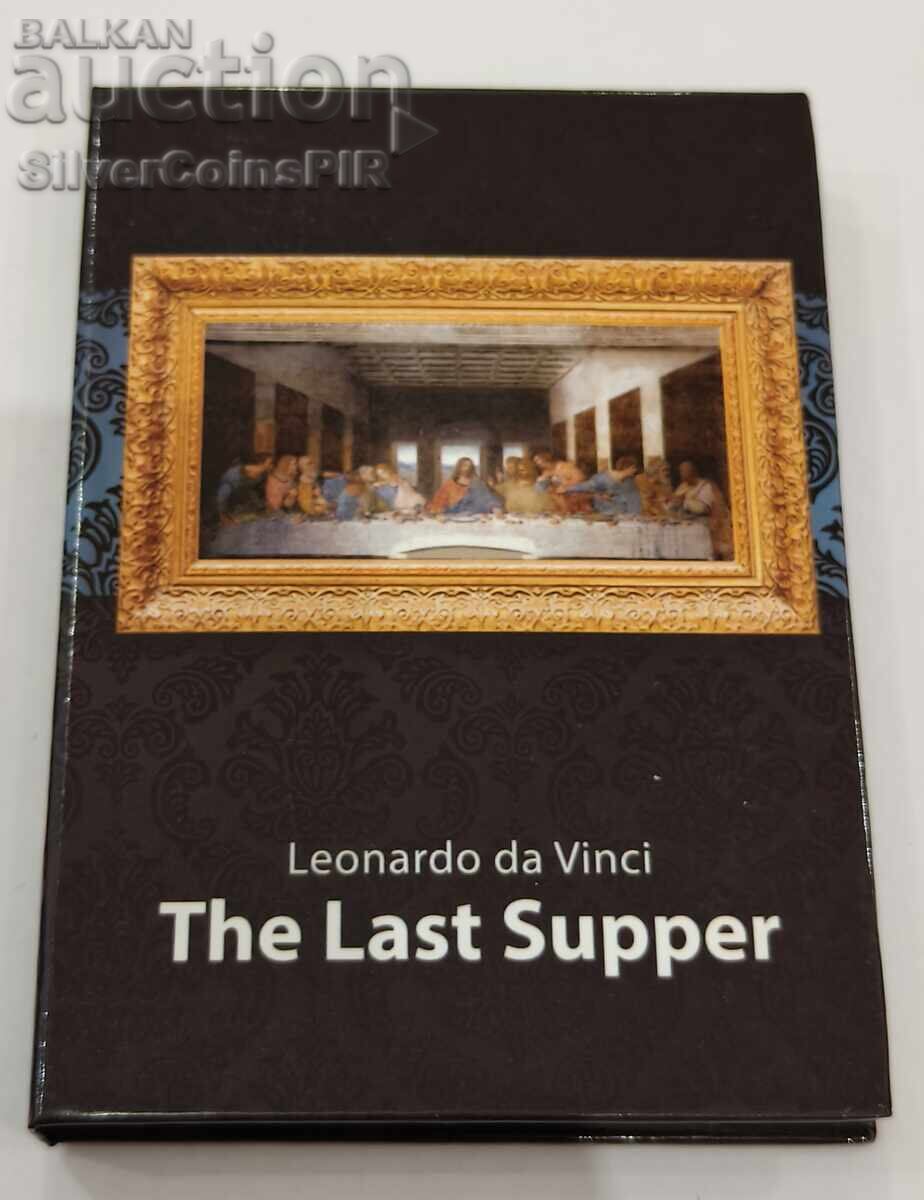 Monedă 1/2$ Cina cea de Taină de Leonardo 2016 Colecția Muzeală