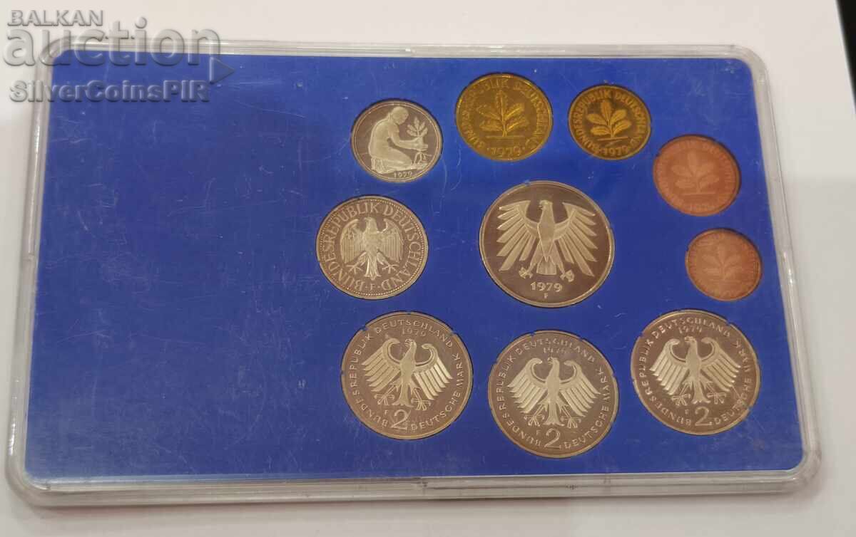 Set Proof Monede Germane 1979 F Stuttgart cu preț € 1.23 | 2.41 BGN