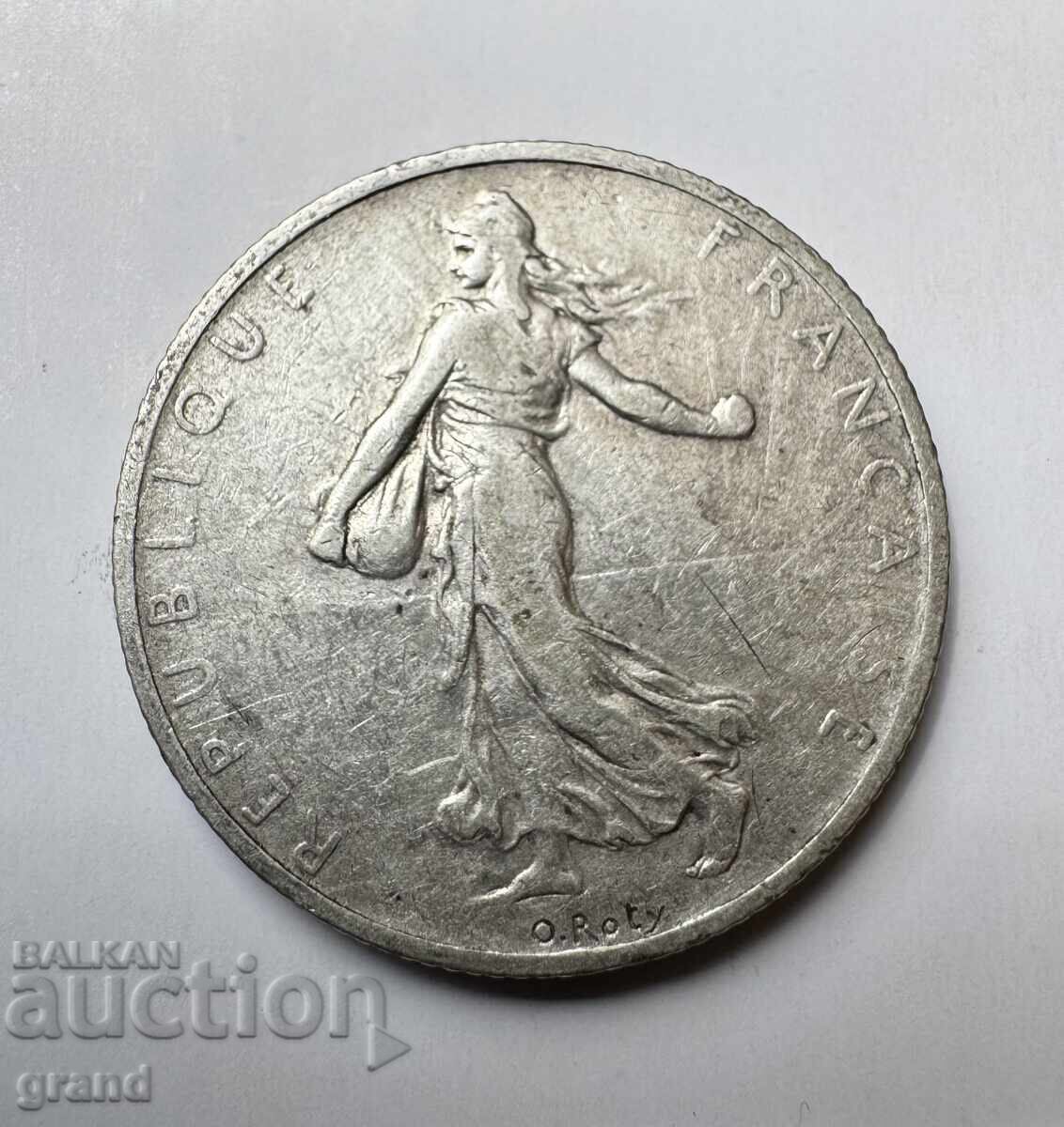 2 φράγκα 1902, Γαλλία ασήμι με τιμή € 22.00 | 43.03 BGN