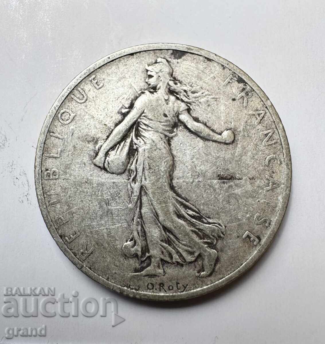 2 франка 1898, Франция сребро с цена € 22.00 | 43.03 лв.