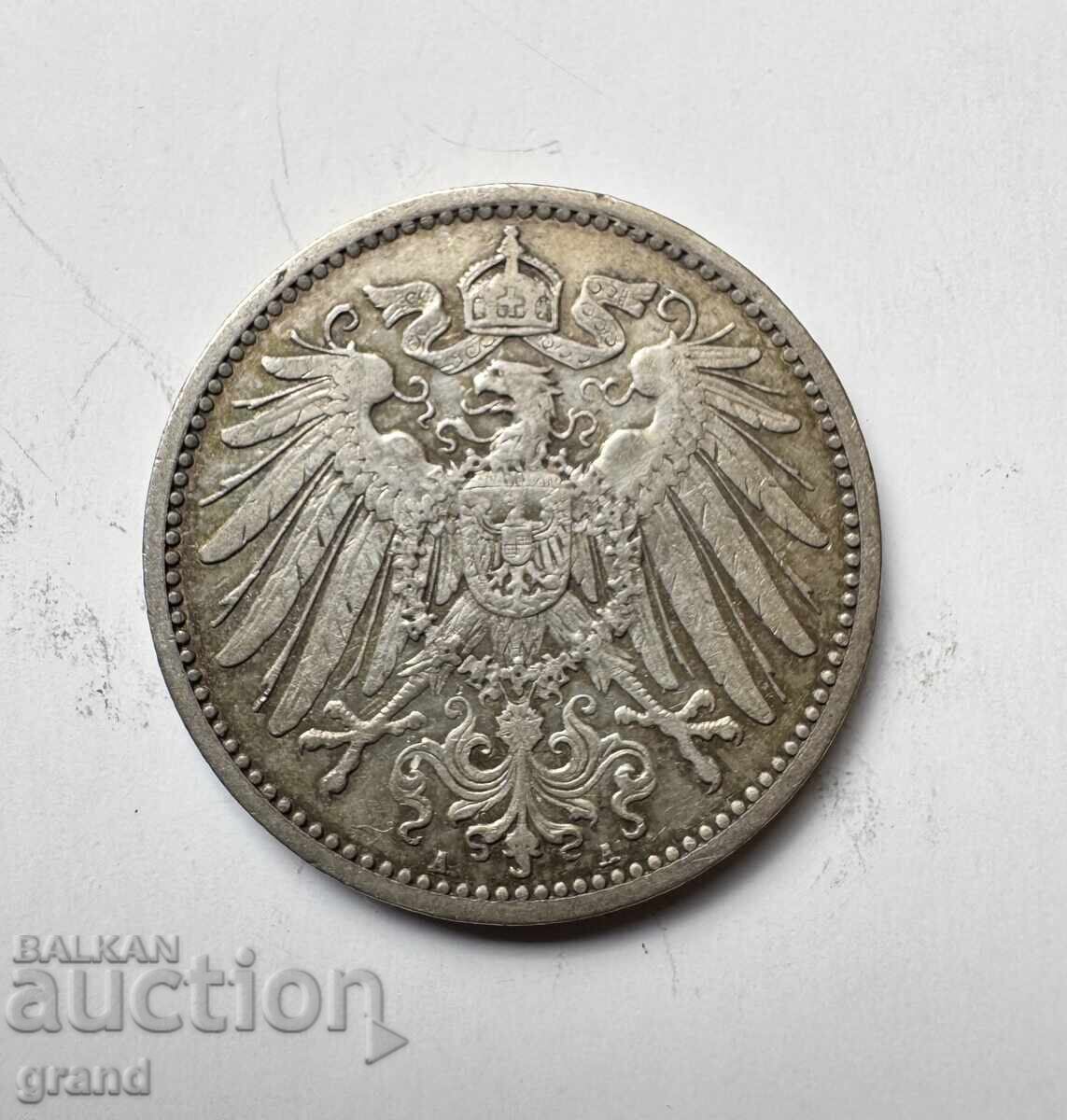 1 марка 1907, Германия сребро с цена € 12.00 | 23.47 лв. 1 марка 1907, Германия сребро с цена € 12.00 | 23.47 лв.