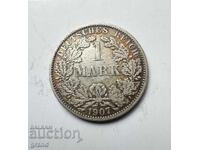 1 марка 1907, Германия сребро
