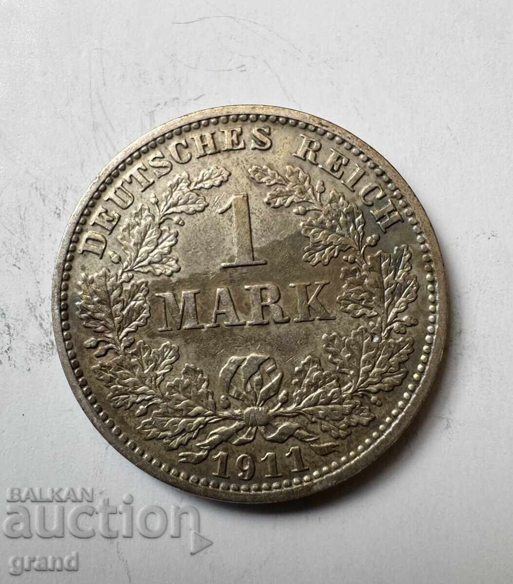 1 marcă 1911, Germania argint