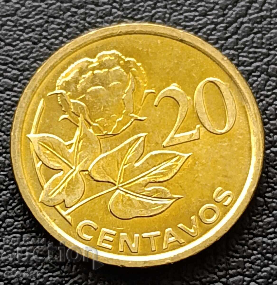20 centavos Μοζαμβίκη 2006