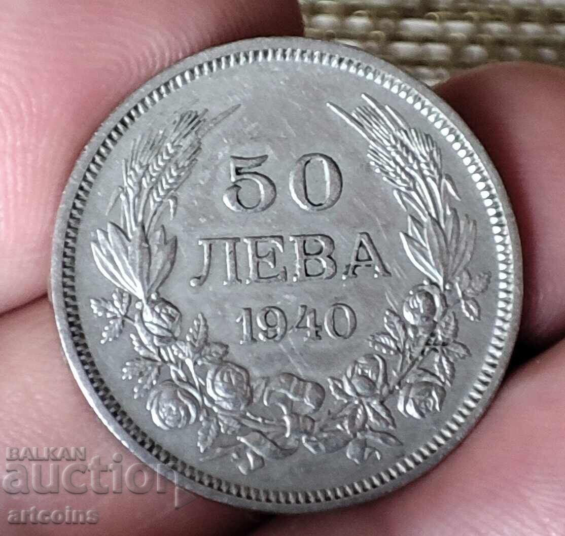 50 LEVA 1940 BORIS AL III-LEA XF