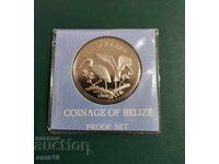 Belize 10 dolari 1980 proof tiraj 761 exemplare