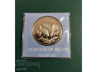Belize 10 dolari 1980 proof tiraj 761 exemplare