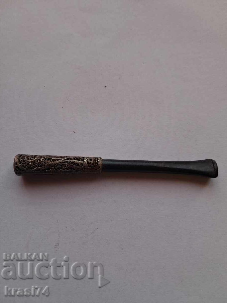 Vintage filigree cigarette holder