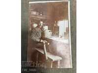 Φωτογραφία στρατιωτικού τηλεφωνητή 1917