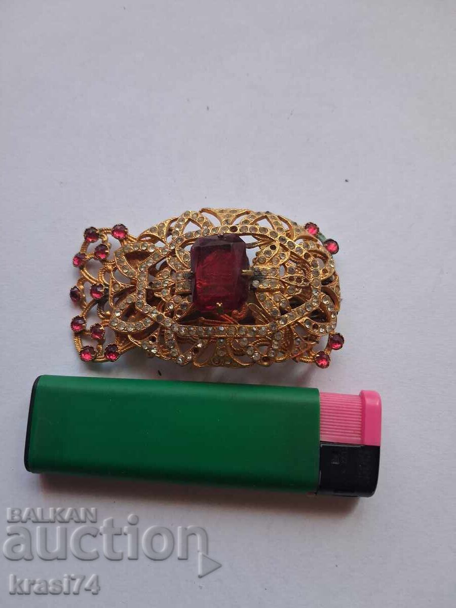 Gilded brooch
