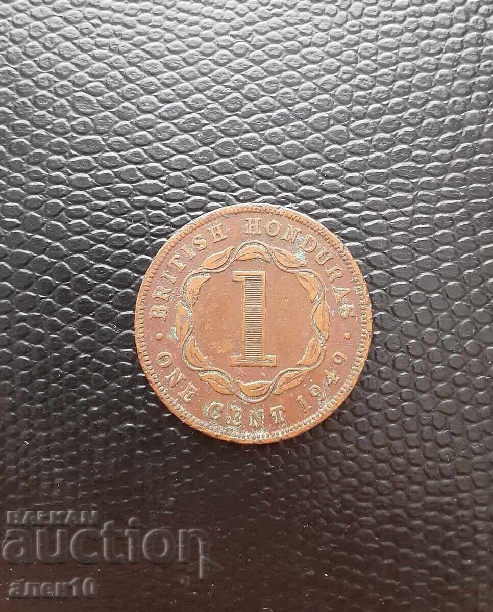 Br. Honduras 1 cent 1949 L