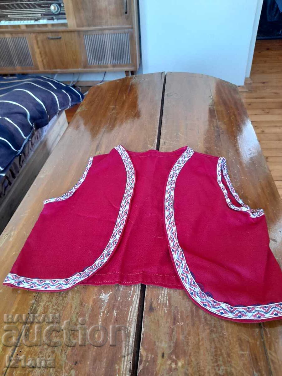 Vestă etno veche pentru copii