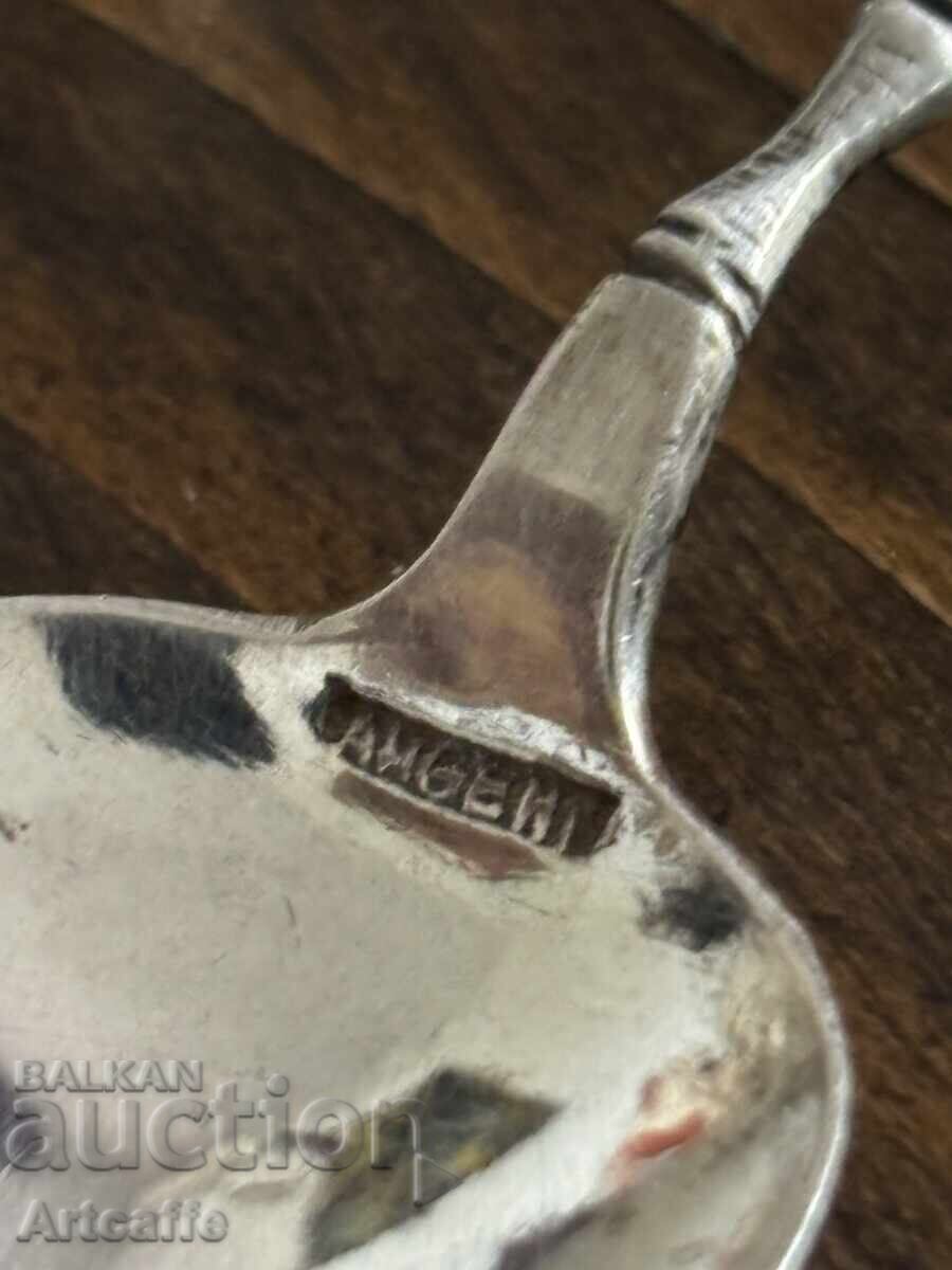 2 lingurițe din argint în stil japonez, pentru cafea, ceai - Franța sec. XIX cu preț € 36.05 | 70.51 BGN