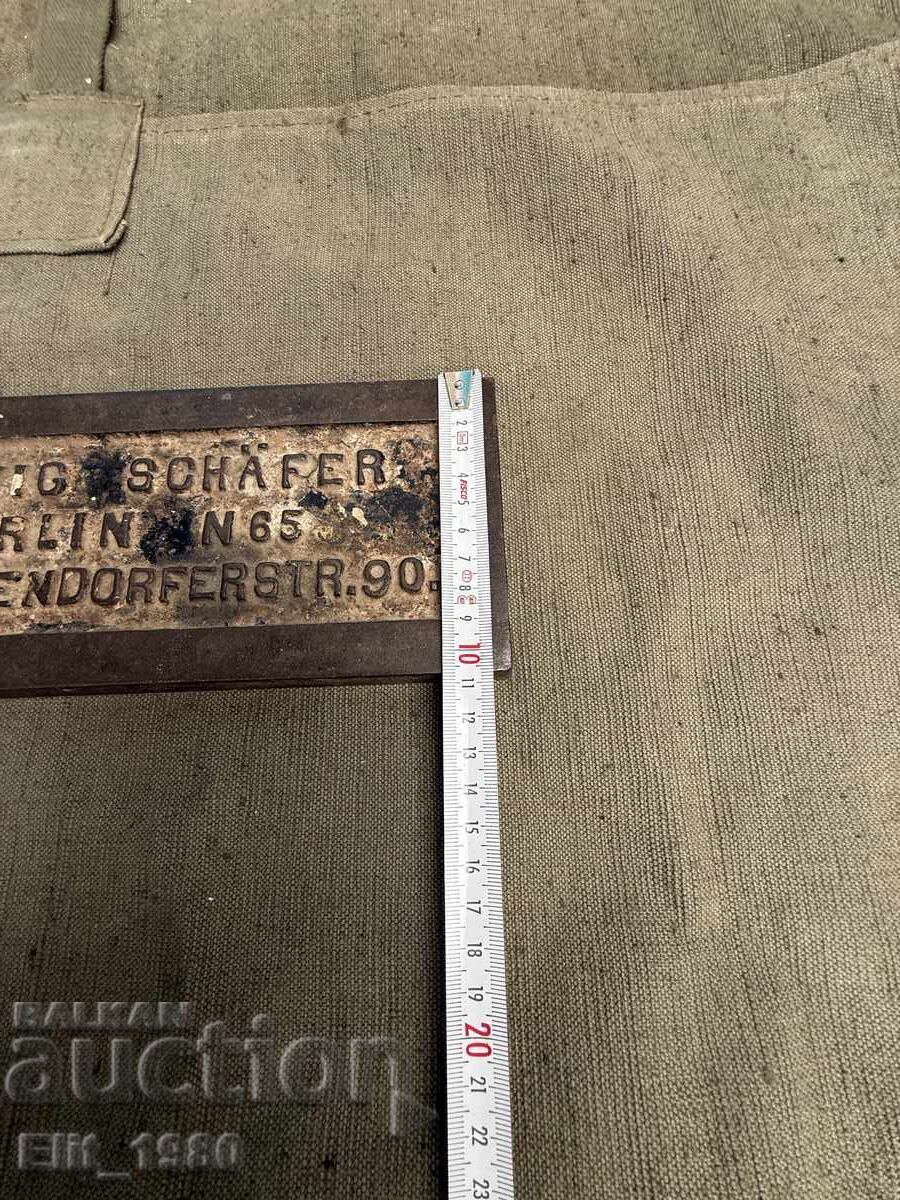 Auction Steel plate from a Berlin street Auction Steel plate from a Berlin street