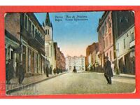 БЪЛГАРИЯ КАРТИЧКА ВАРНА УЛИЦА ПРЕСЛАВСКА 1913 - 1914