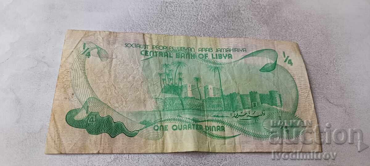 Libia 1/4 dinar cu preț € 3.48 | 6.81 BGN