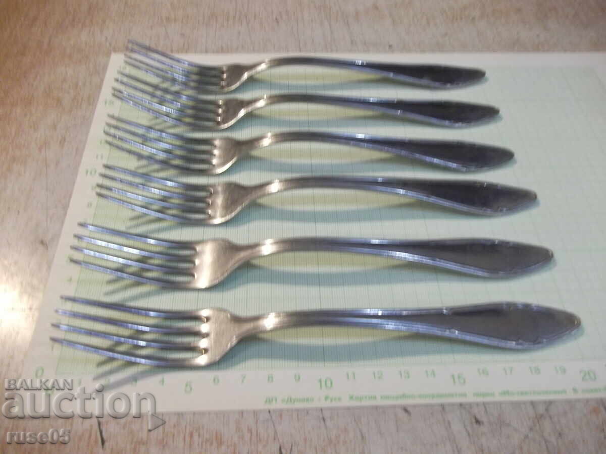 Licitație Lot de 6 furculițe de la fabrica „P. Denev”