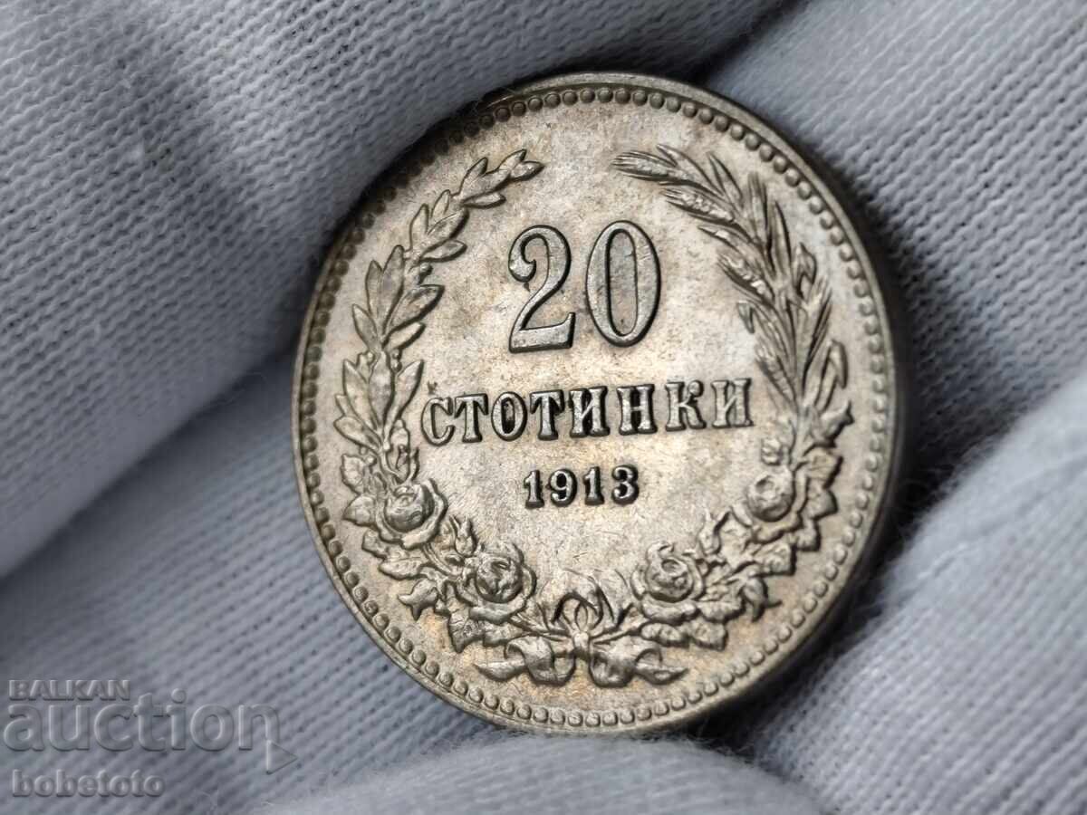 Licitație Monedă BZC 20 stotinki 1913