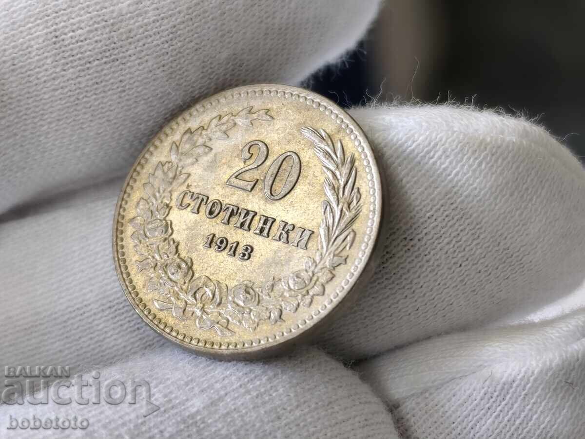 Livrarea Monedă BZC 20 stotinki 1913