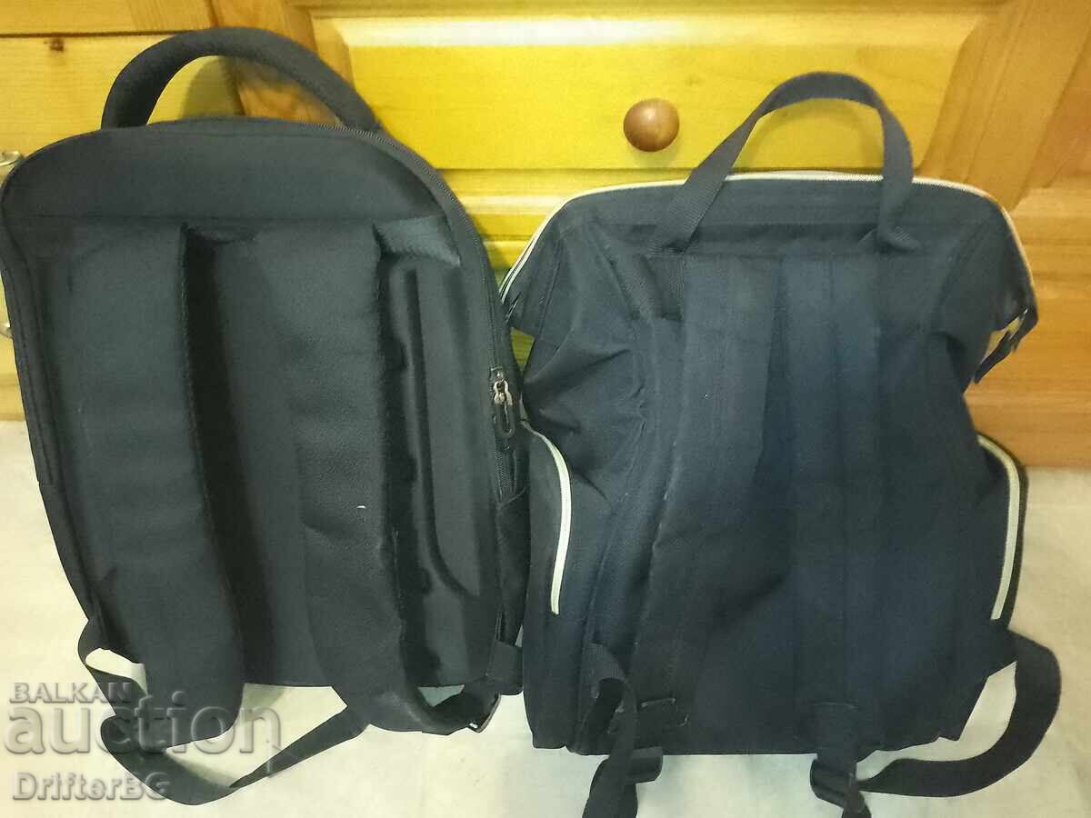 Livrarea Lot 2 buc. rucsacuri rezistente: Pentru laptop + multifuncțional termo