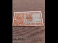 10 coroane 1969, Norvegia