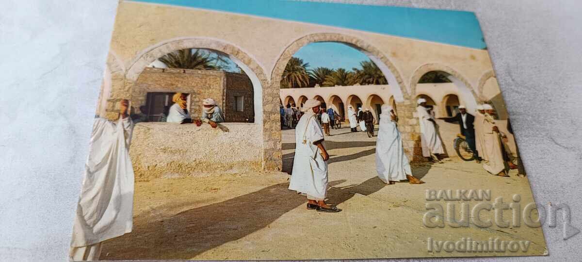 Postcard El Golea The Market 1977