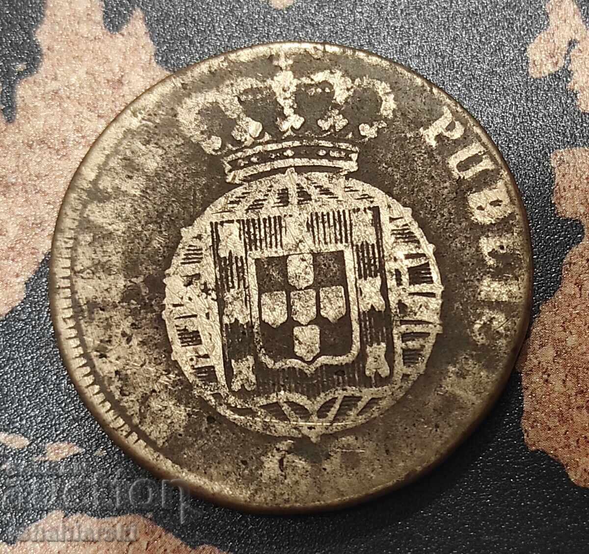Monedă Portugalia 40 reis [1822]