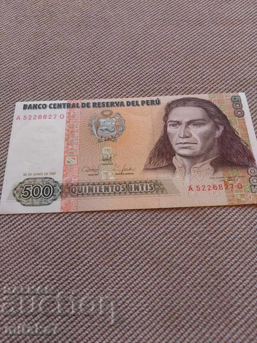 500 Ίντι 1987, Περού