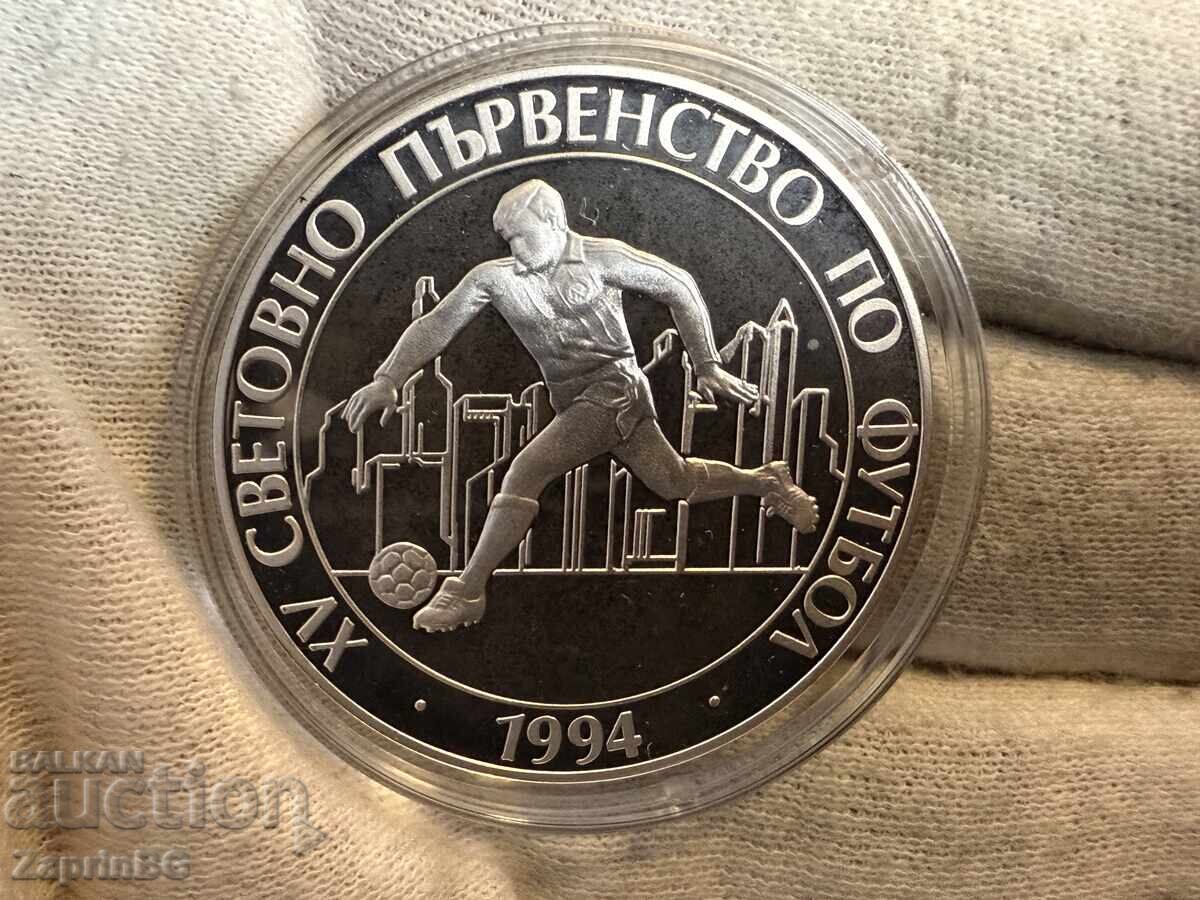 Bulgaria 100 leva 1993 Campionatul Mondial de Fotbal