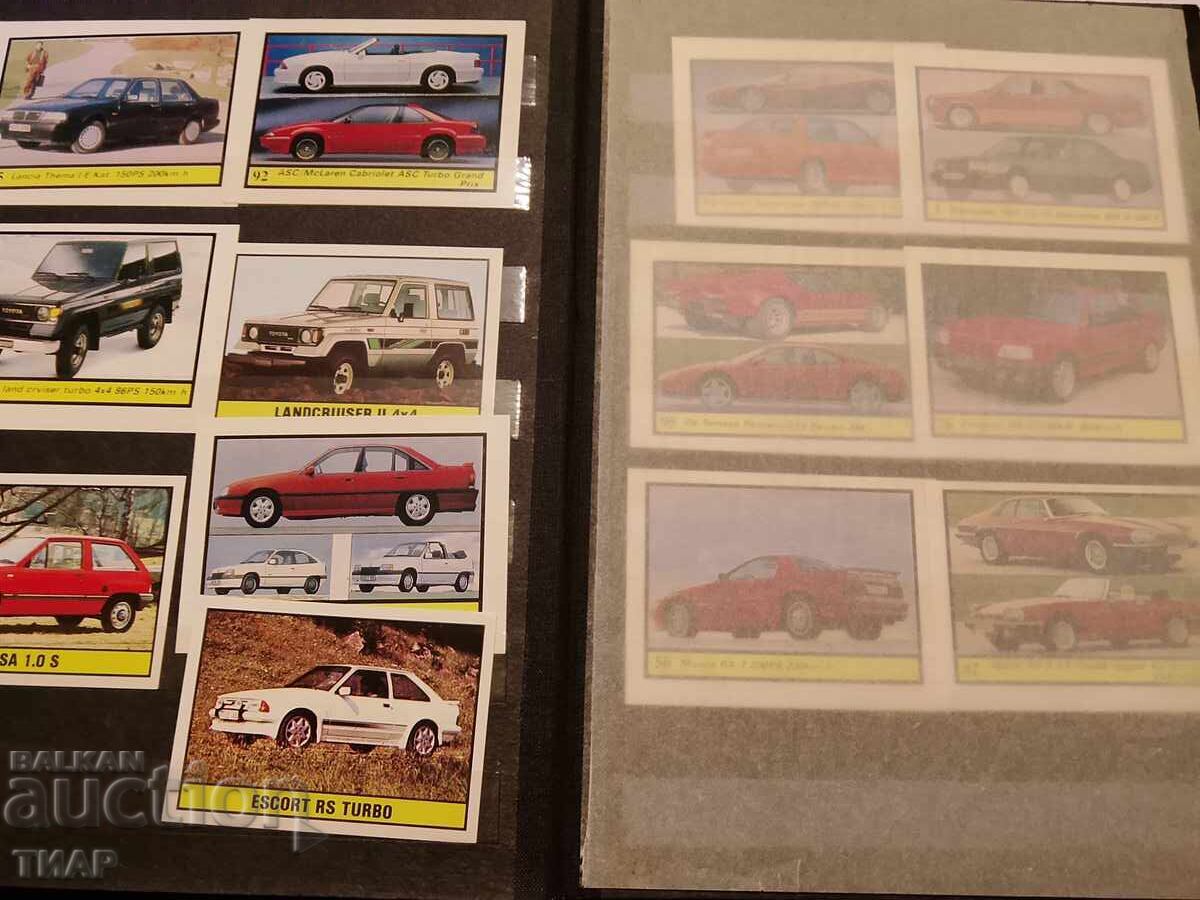 Licitație Album cu stickere Panini mașini