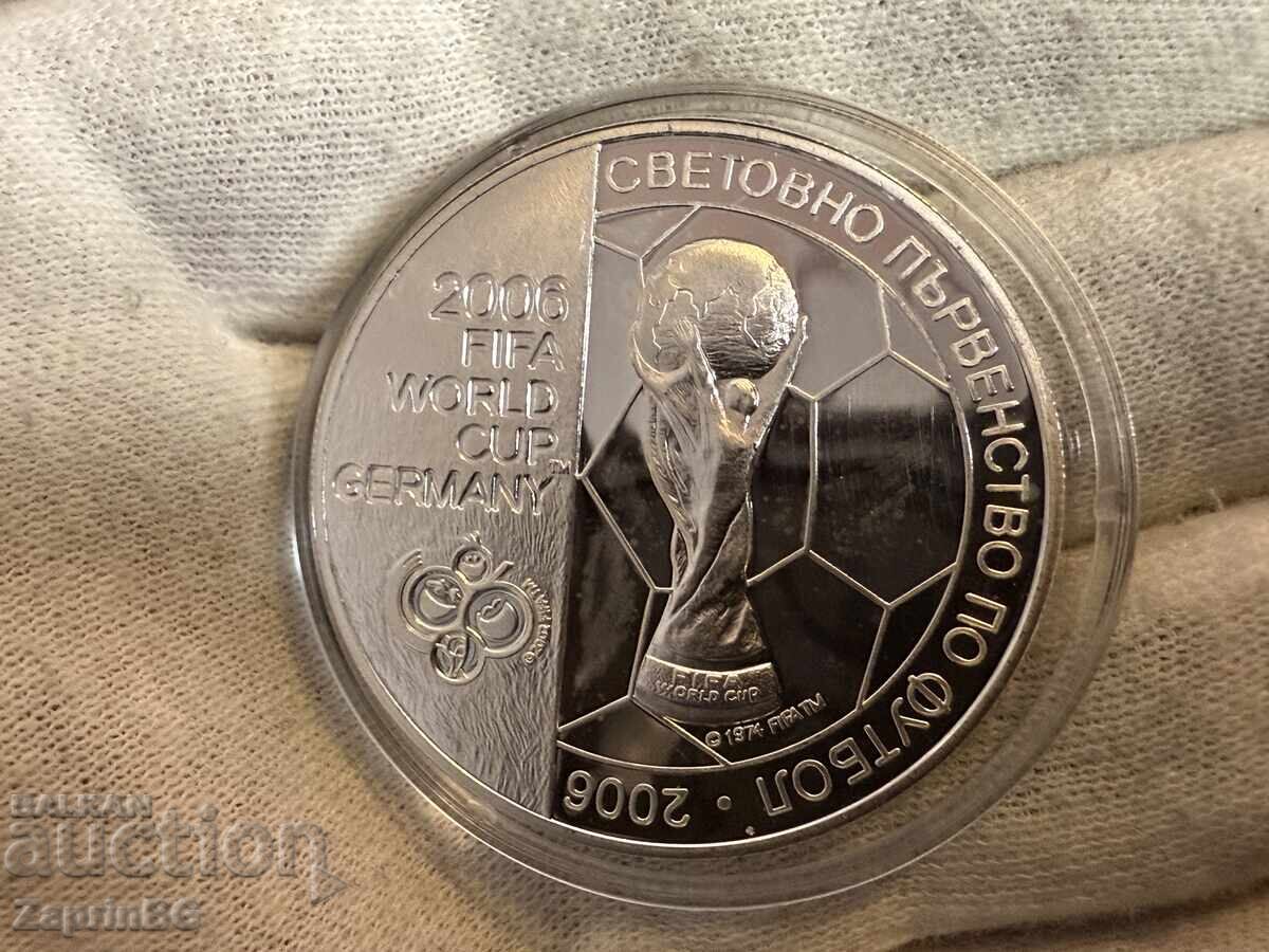 Bulgaria 5 leva 2003 Cupa Mondială de Fotbal