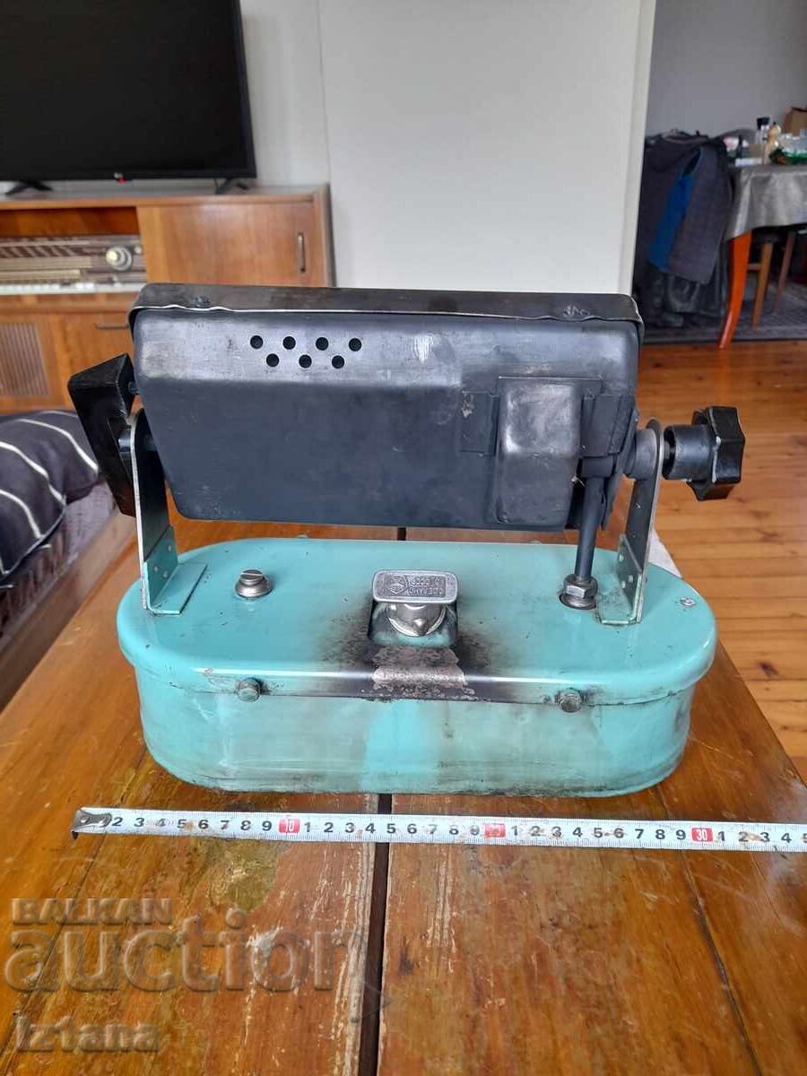 Delivery of Vintage Luch gasoline stove