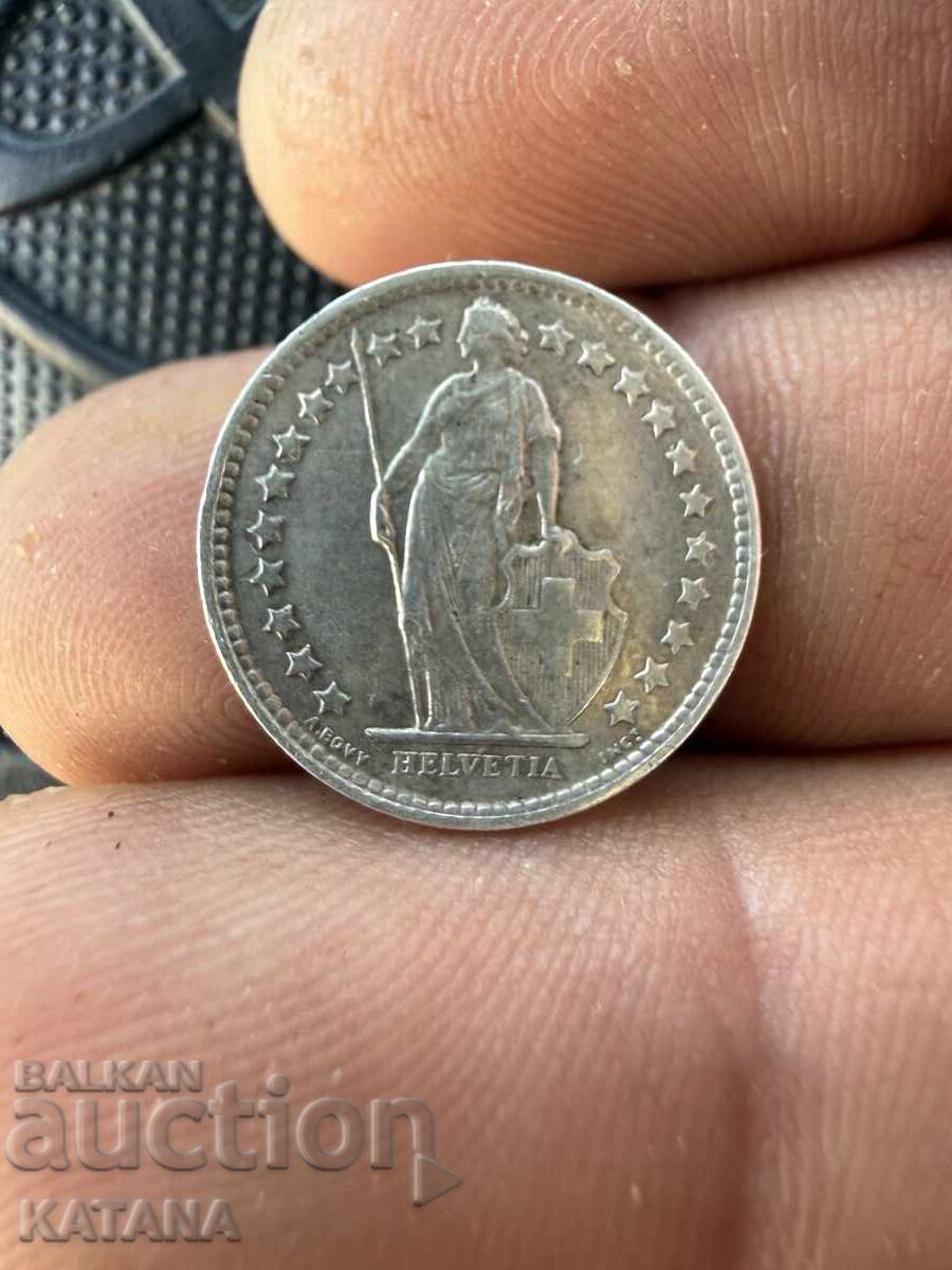 1/2 franc 1961 Elveția cu preț € 15.00 | 29.34 BGN 1/2 franc 1961 Elveția cu preț € 15.00 | 29.34 BGN