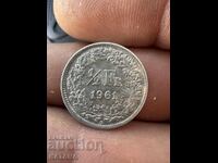 1/2 franc 1961 Elveția