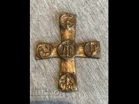 Old bronze crucifix cross