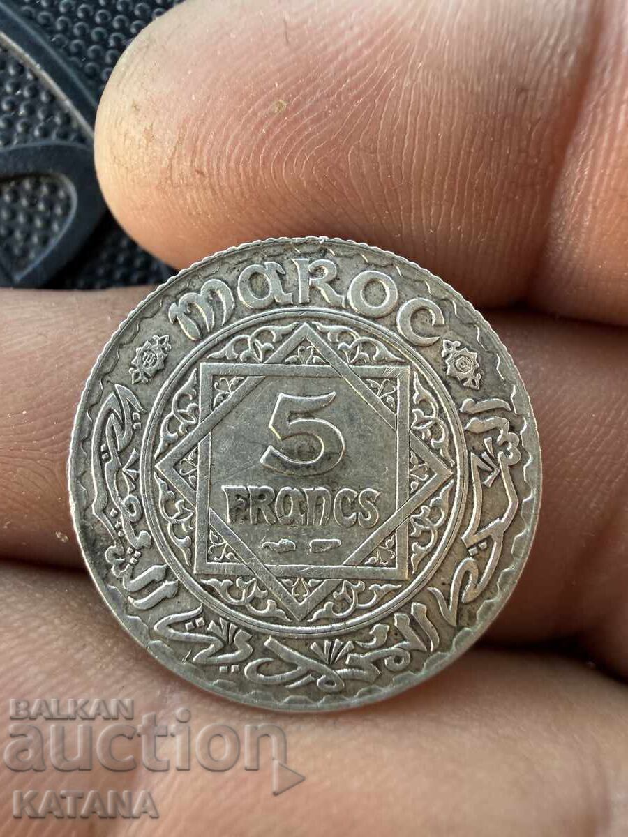 5 franci 1352 Maroc
