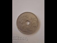 Monedă 25 centime 1922 Belgia
