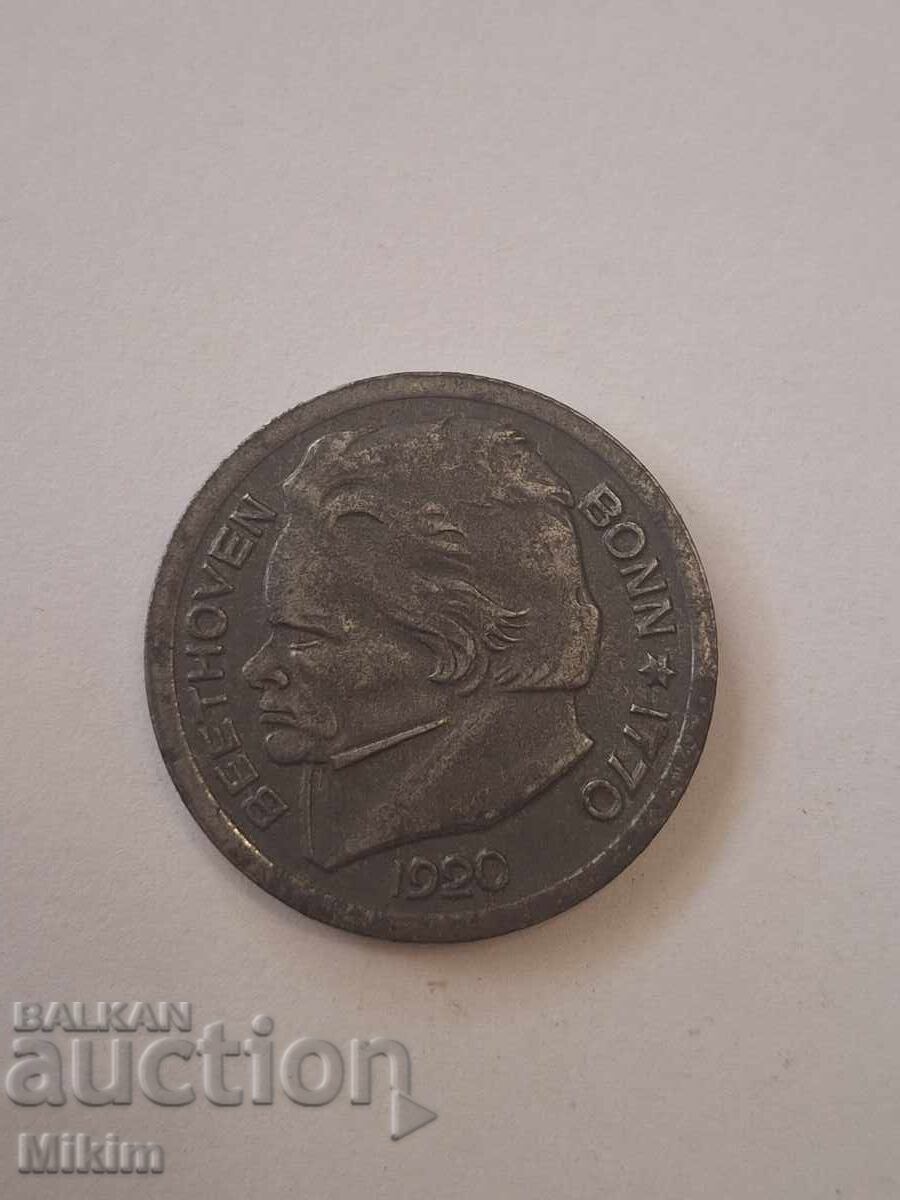 25 Pfennig coin 1920 Germany with price € 4.00 | 7.82 BGN