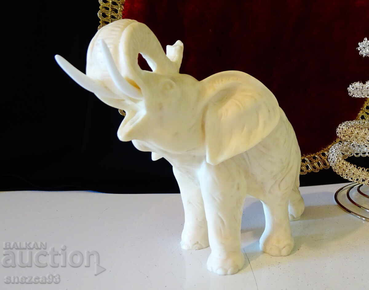 Figurină elefant din piatră de săpun 636 g - 5
