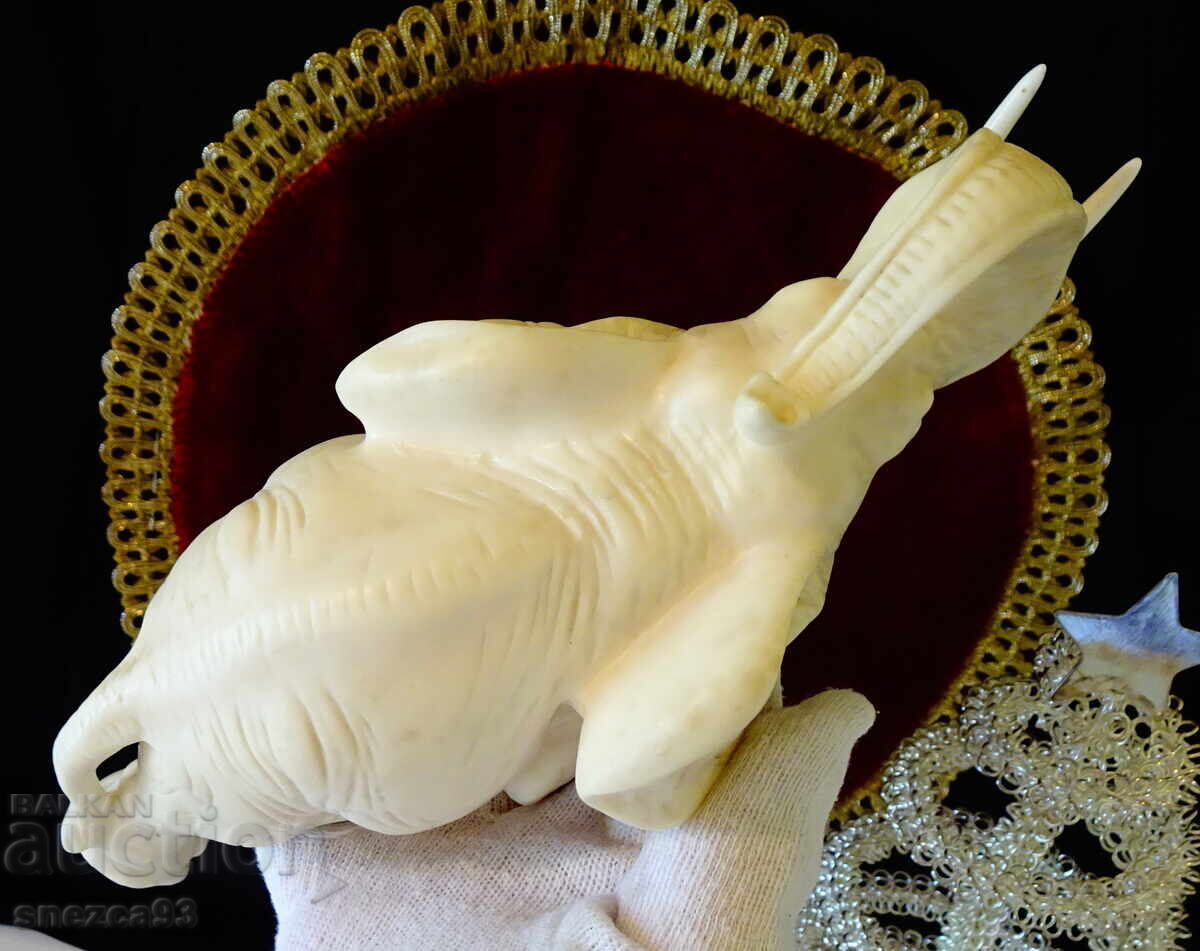 Figurină elefant din piatră de săpun 636 g - 6