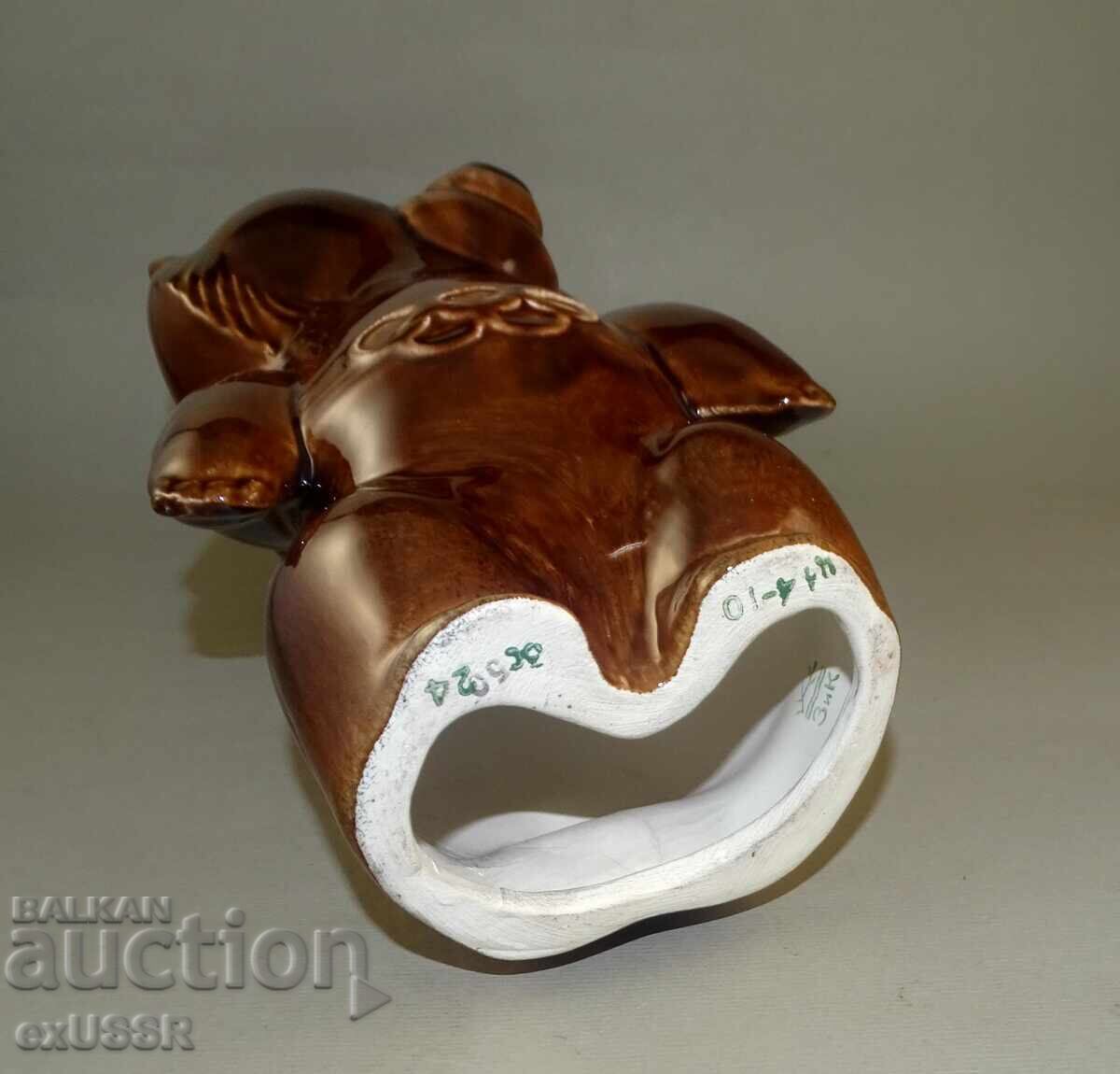 Ursuleț mare din porțelan ceramic Mișa URSS, 28 cm - 6 Ursuleț mare din porțelan ceramic Mișa URSS, 28 cm - 6