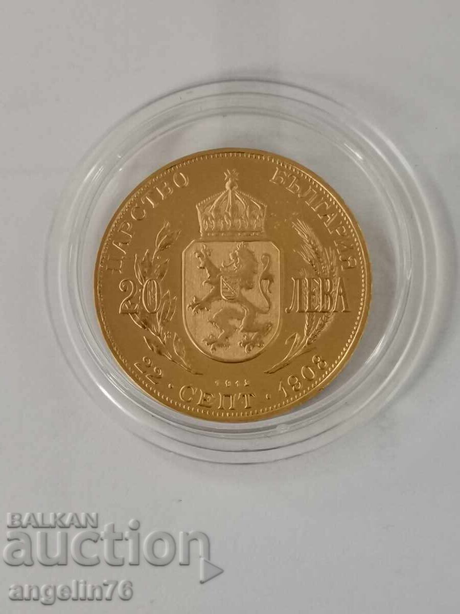 Licitație 20 BGN 1912 Restrike
