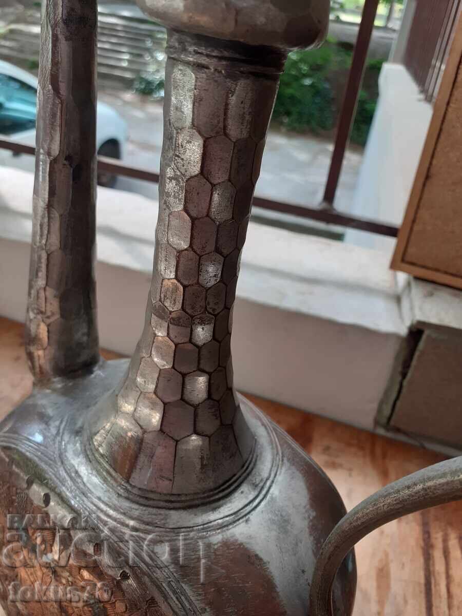 Livrarea Minunat ibric otoman vechi, mare - cupru, gravuri Livrarea Minunat ibric otoman vechi, mare - cupru, gravuri
