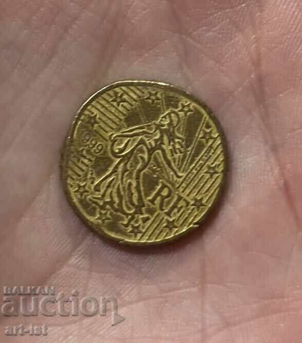 Куриозни 10 евроцента с цена € 50.00 | 97.79 лв.